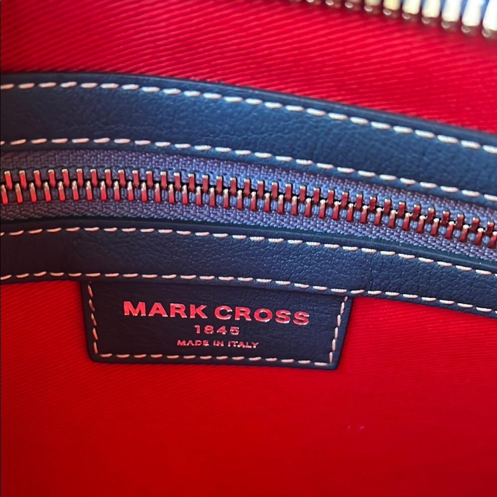 Mark Cross Patchwork Denim Clutch - image 2